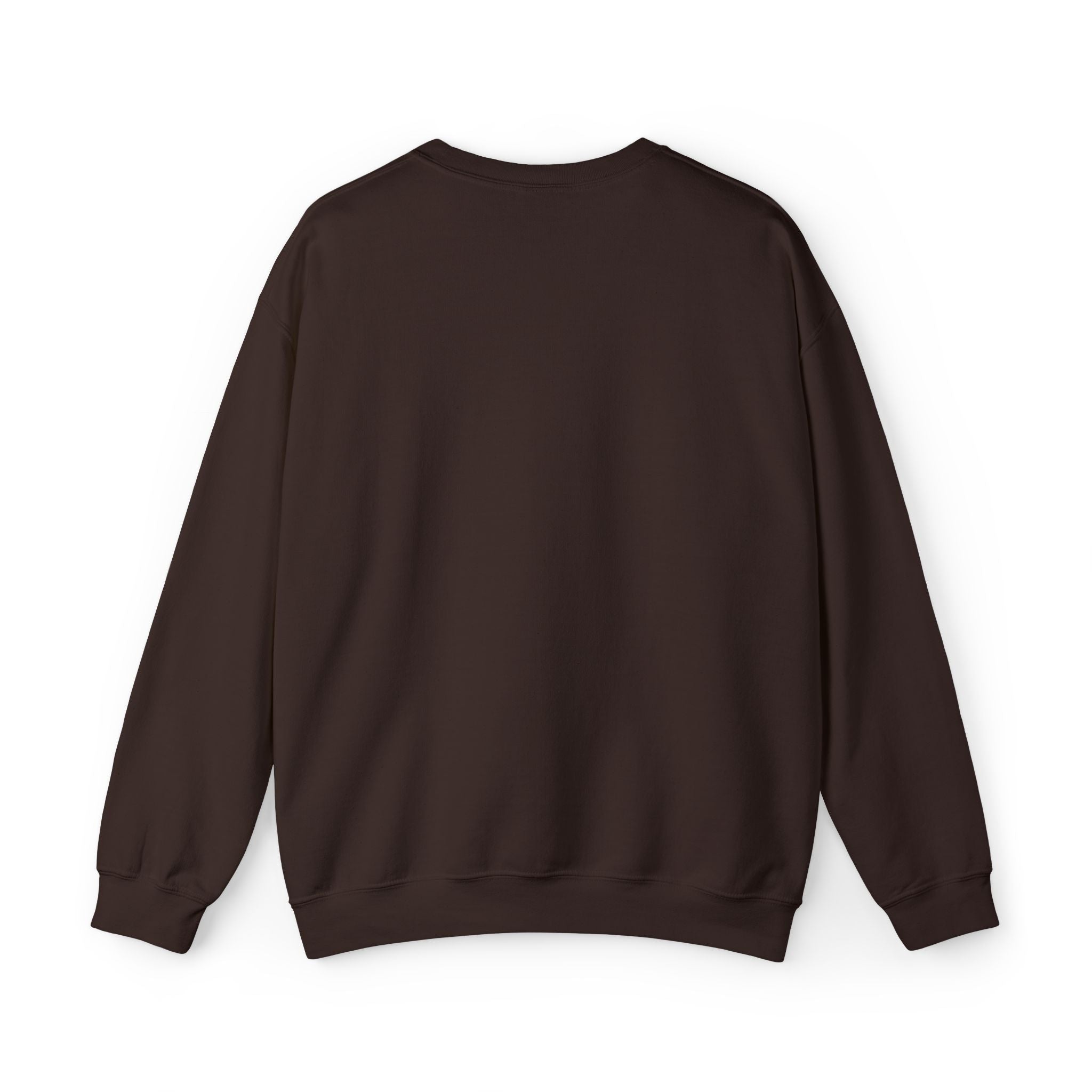 Minimal Distressed Patch Crewneck Sweatshirt — Forest Green