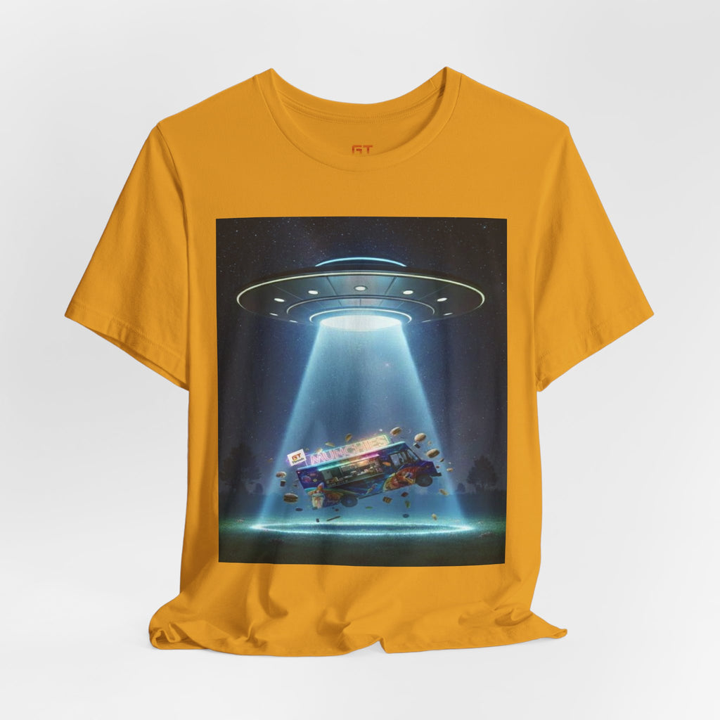 UFO Abduction Graphic Tee — Retro Alien Spaceship T‑Shirt