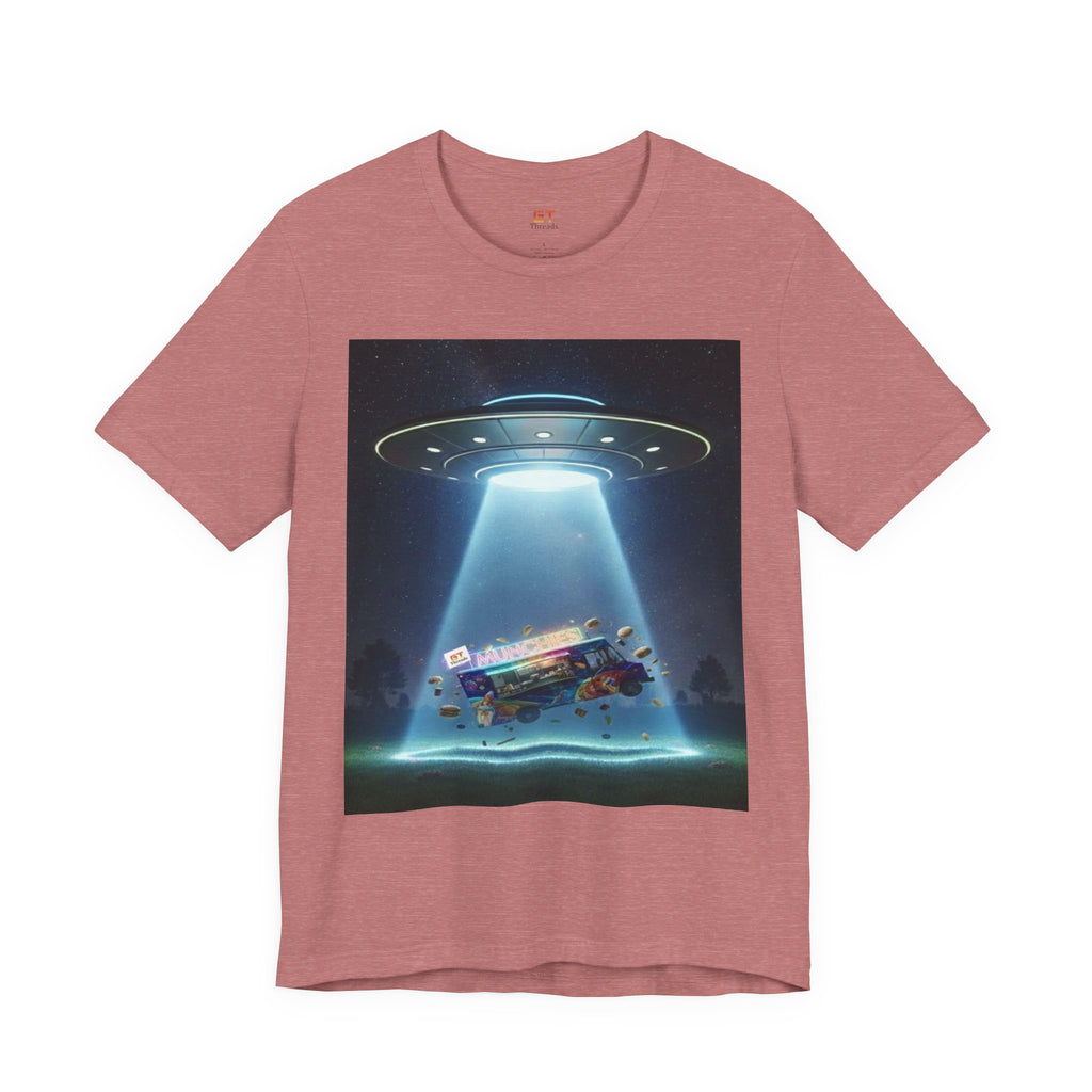 UFO Abduction Graphic Tee — Retro Alien Spaceship T‑Shirt