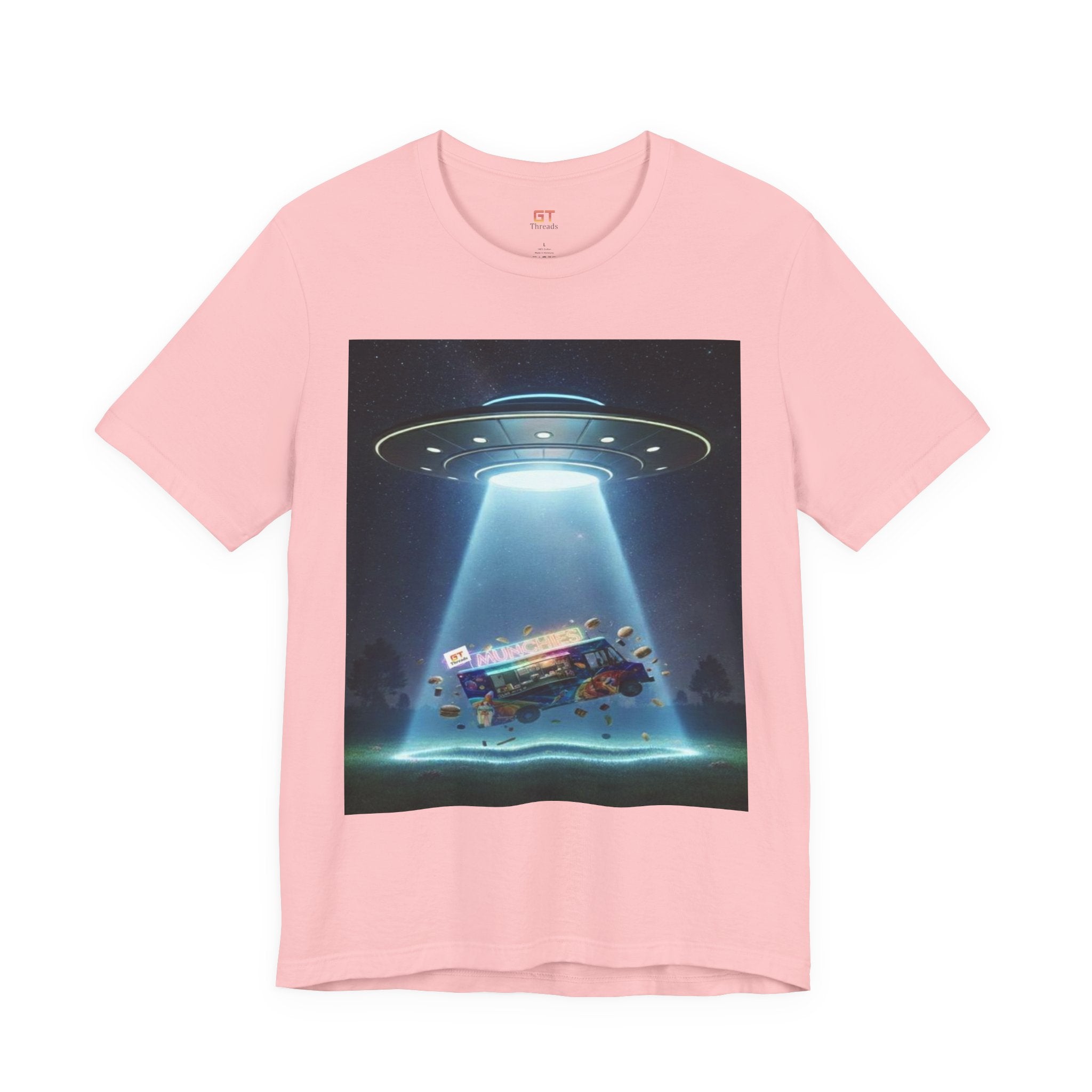 UFO Abduction Graphic Tee — Retro Alien Spaceship T‑Shirt