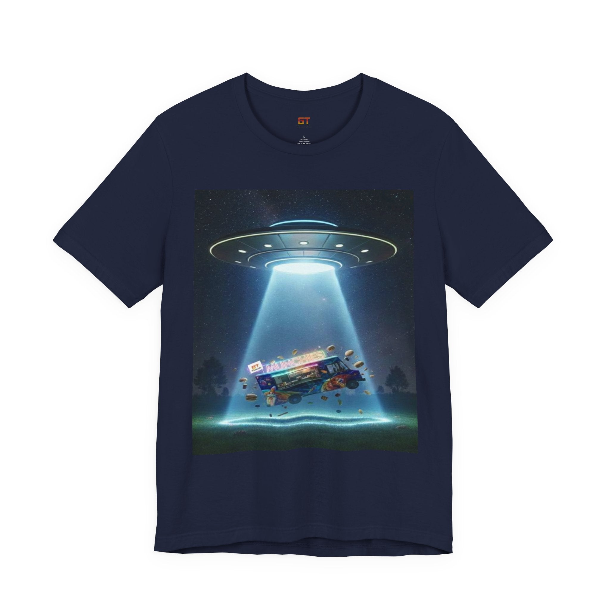 UFO Abduction Graphic Tee — Retro Alien Spaceship T‑Shirt