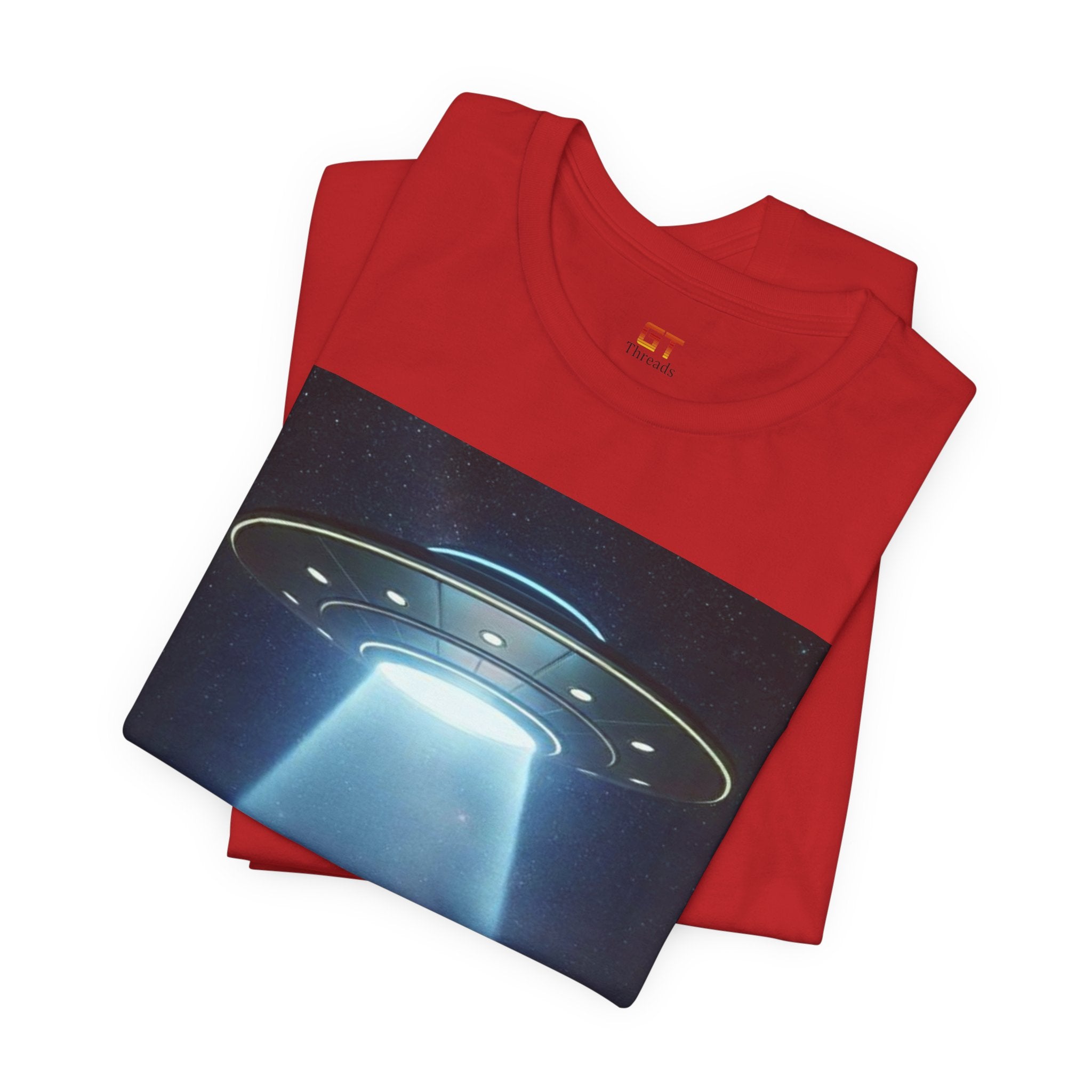 UFO Abduction Graphic Tee — Retro Alien Spaceship T‑Shirt