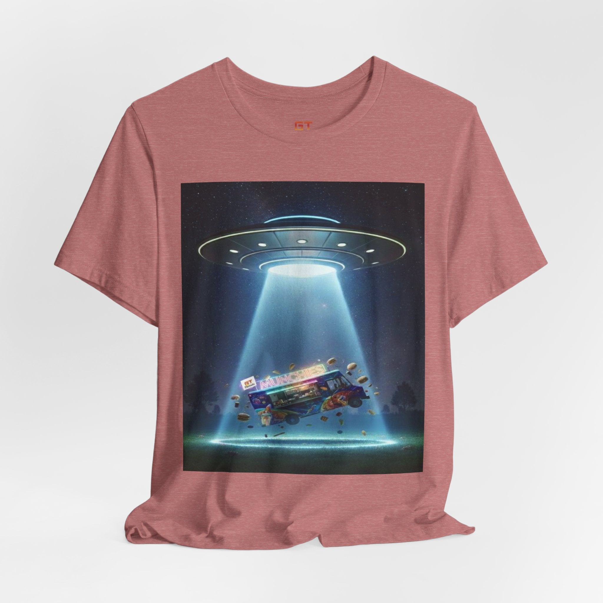 UFO Abduction Graphic Tee — Retro Alien Spaceship T‑Shirt