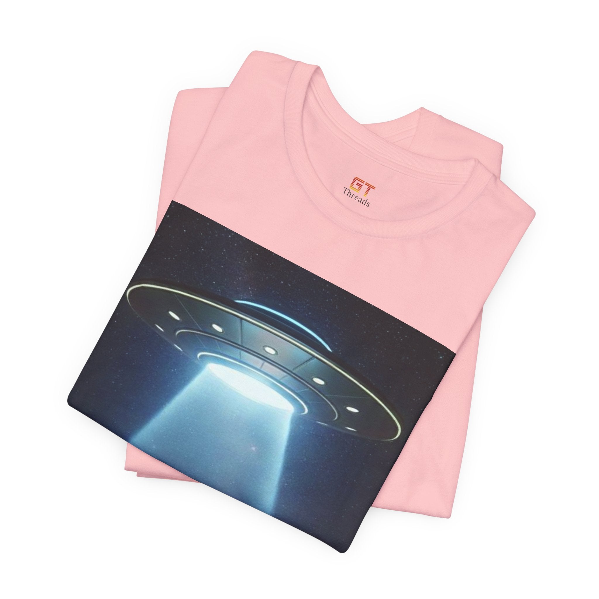 UFO Abduction Graphic Tee — Retro Alien Spaceship T‑Shirt