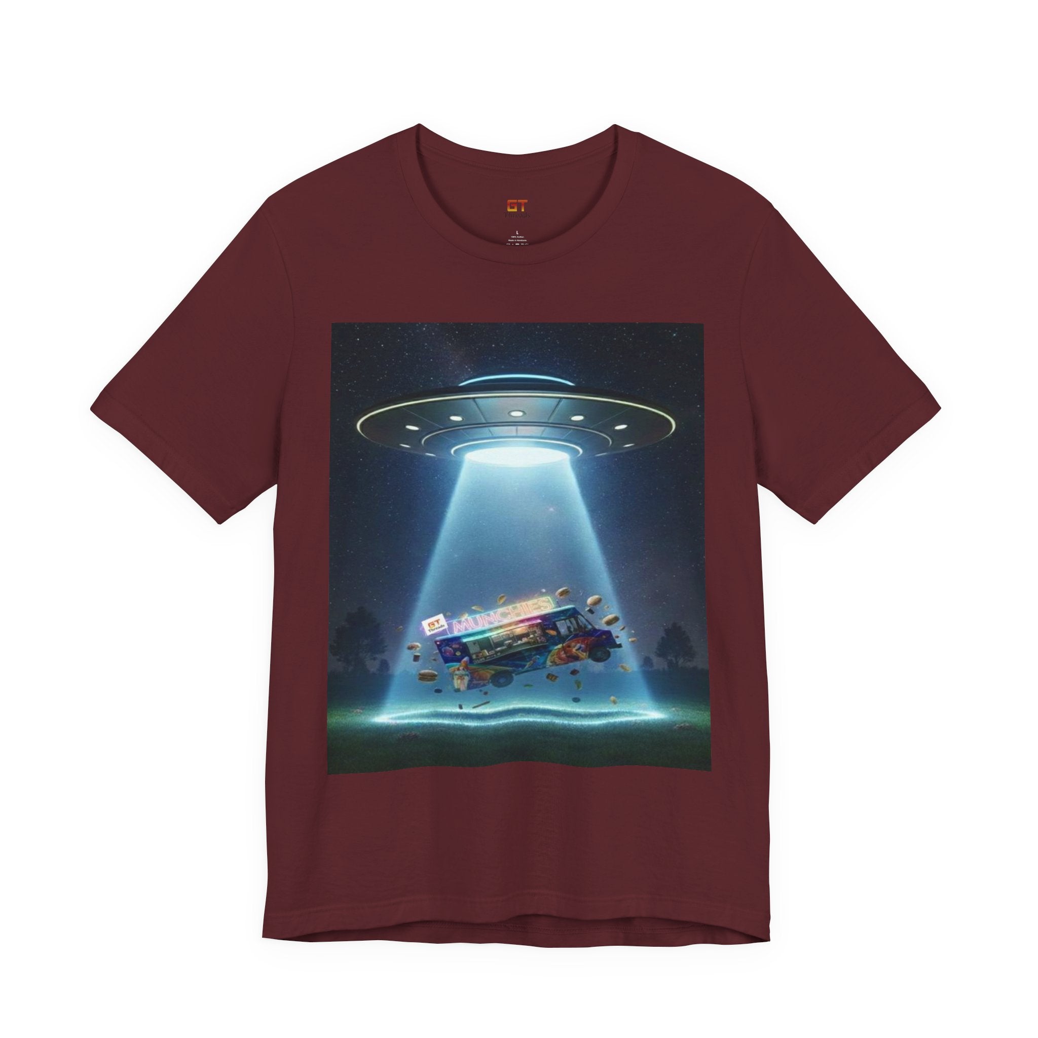 UFO Abduction Graphic Tee — Retro Alien Spaceship T‑Shirt