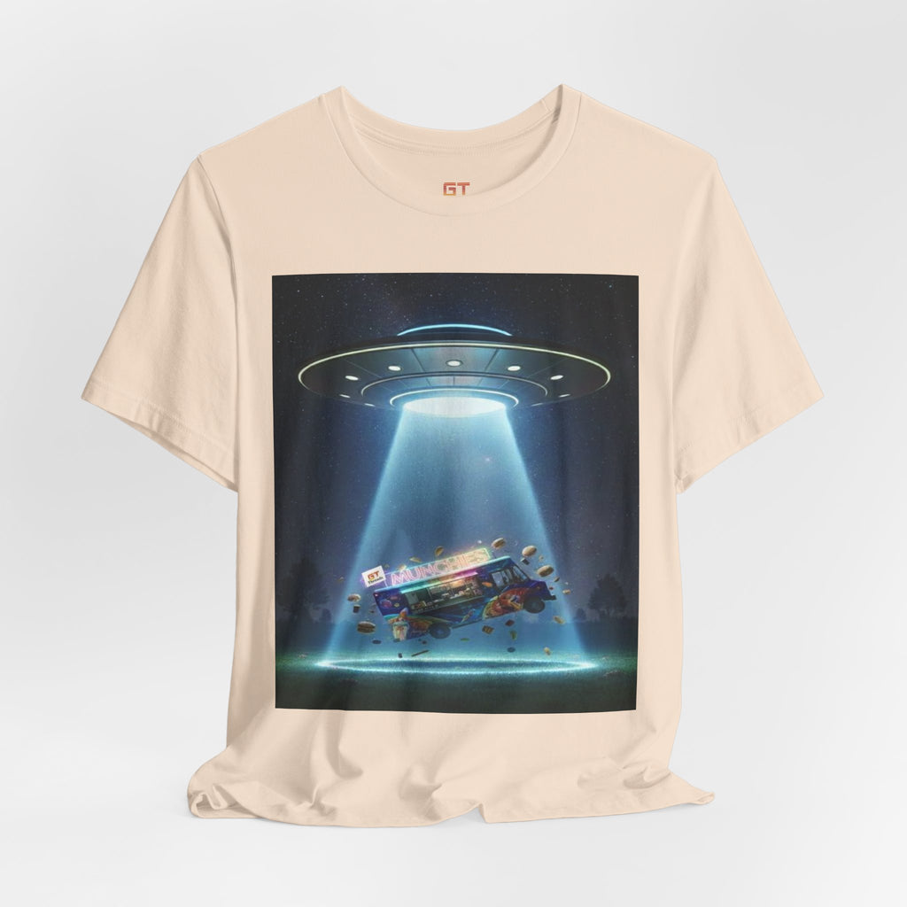 UFO Abduction Graphic Tee — Retro Alien Spaceship T‑Shirt