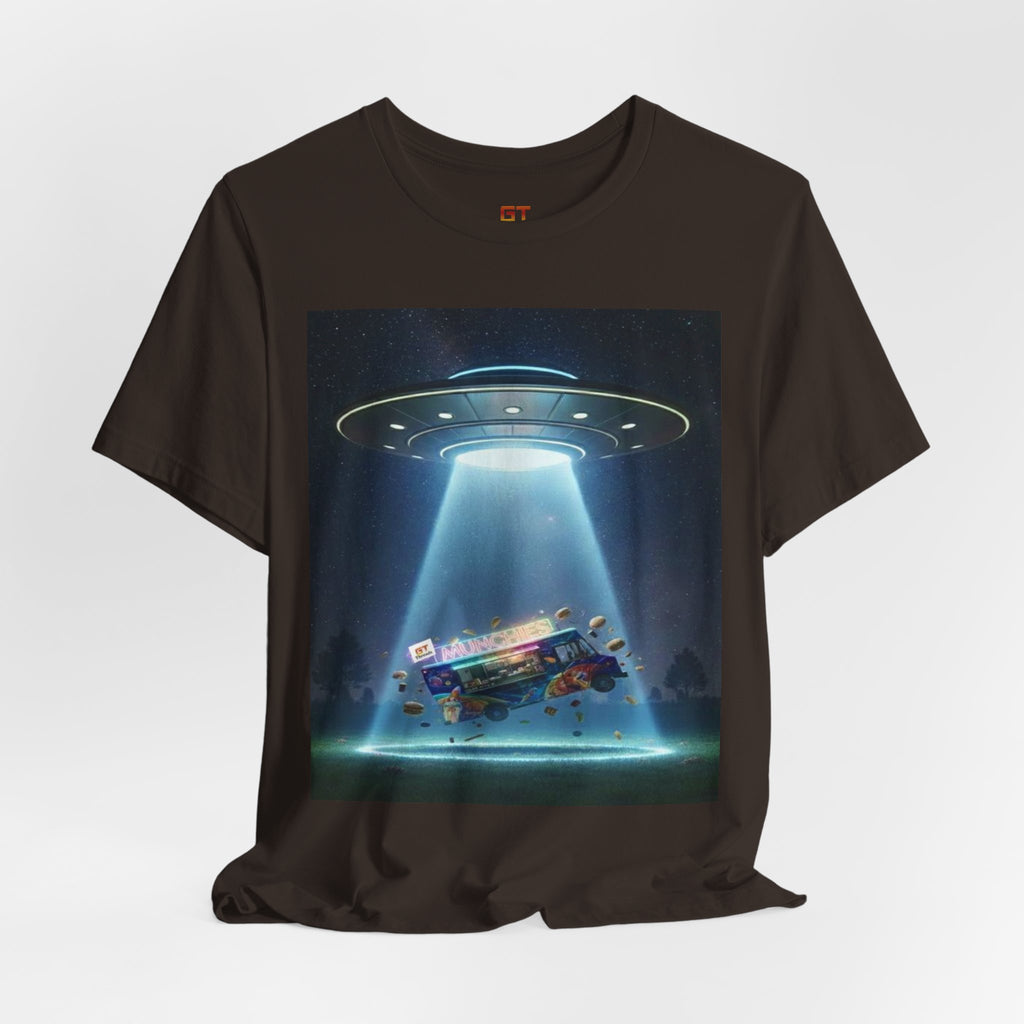 UFO Abduction Graphic Tee — Retro Alien Spaceship T‑Shirt