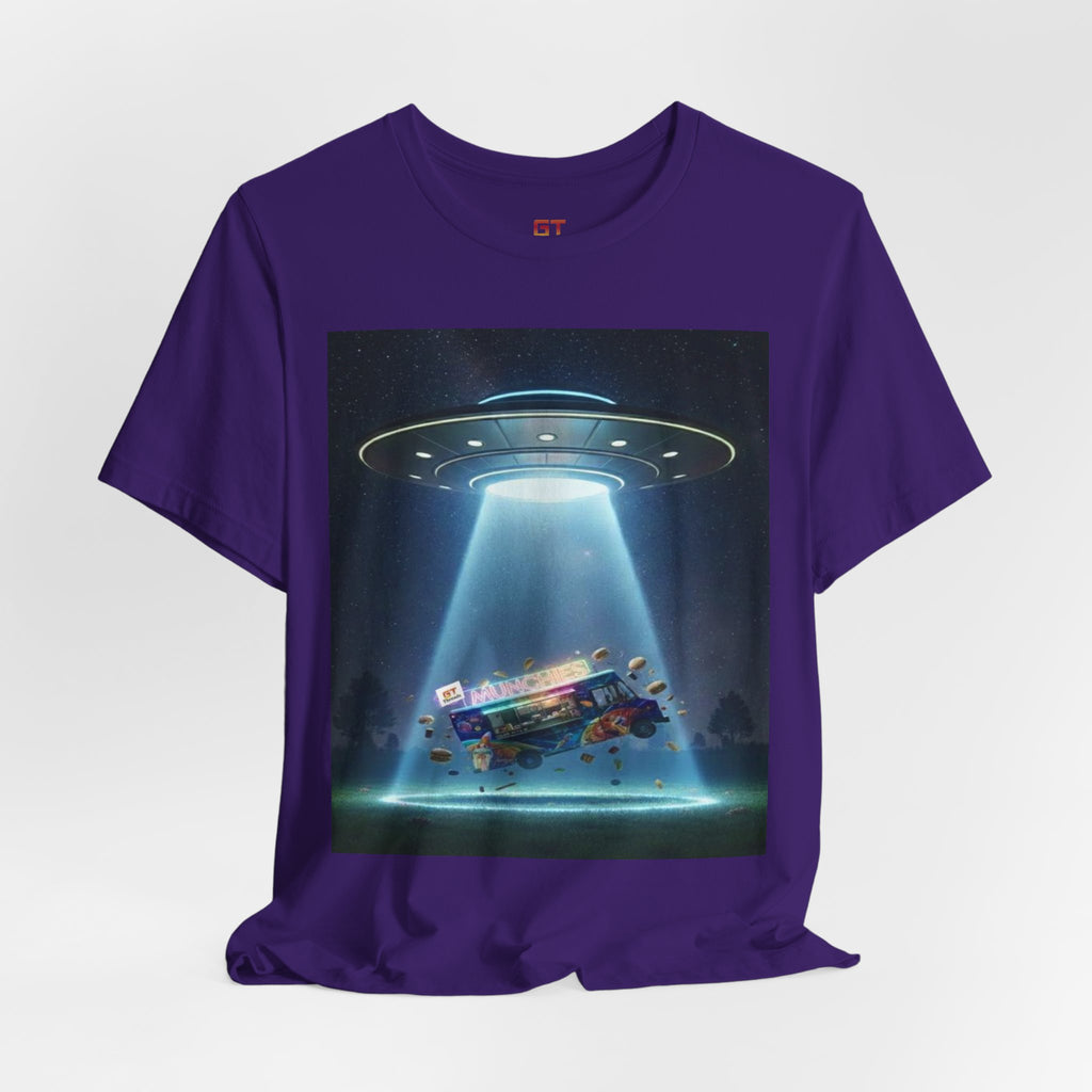 UFO Abduction Graphic Tee — Retro Alien Spaceship T‑Shirt