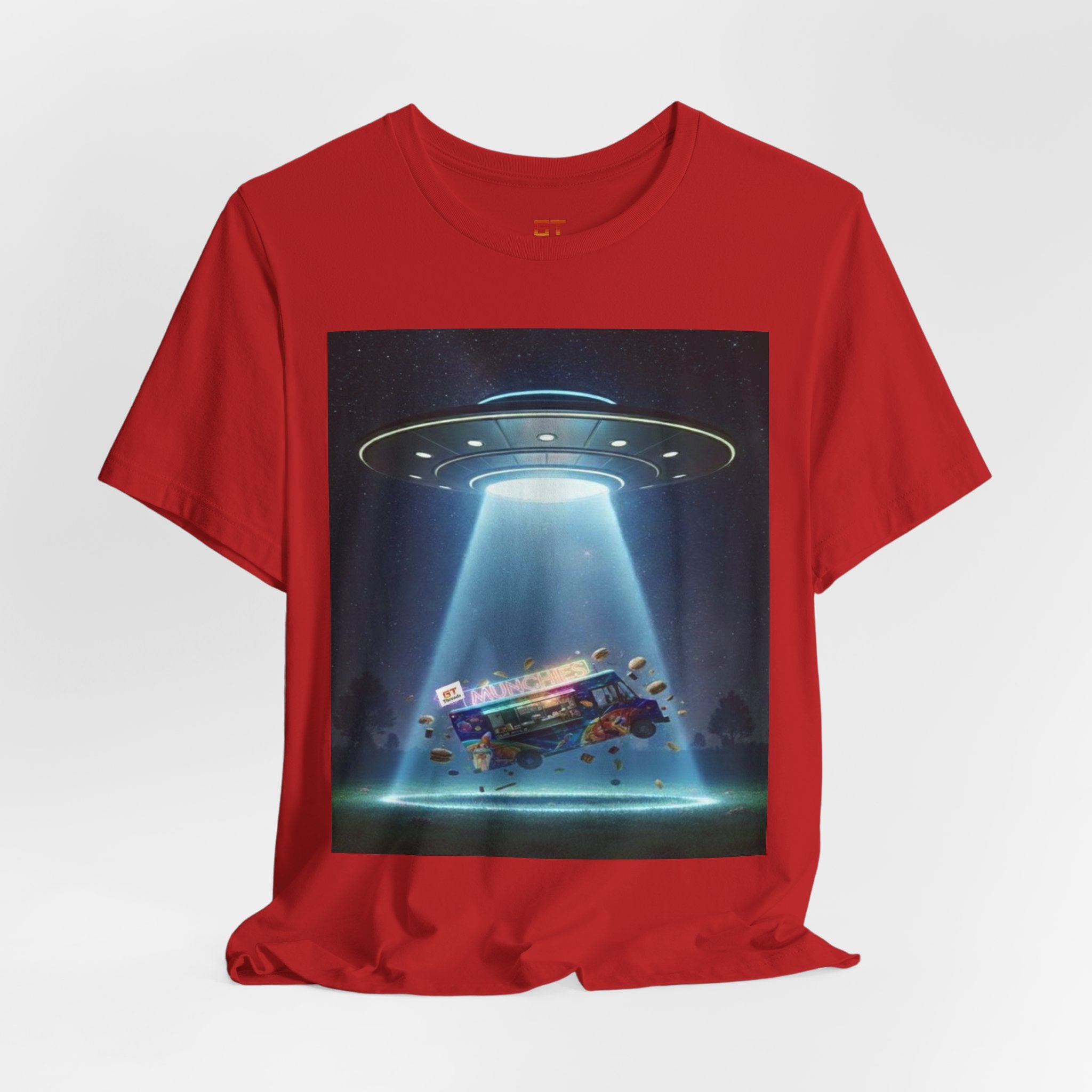 UFO Abduction Graphic Tee — Retro Alien Spaceship T‑Shirt