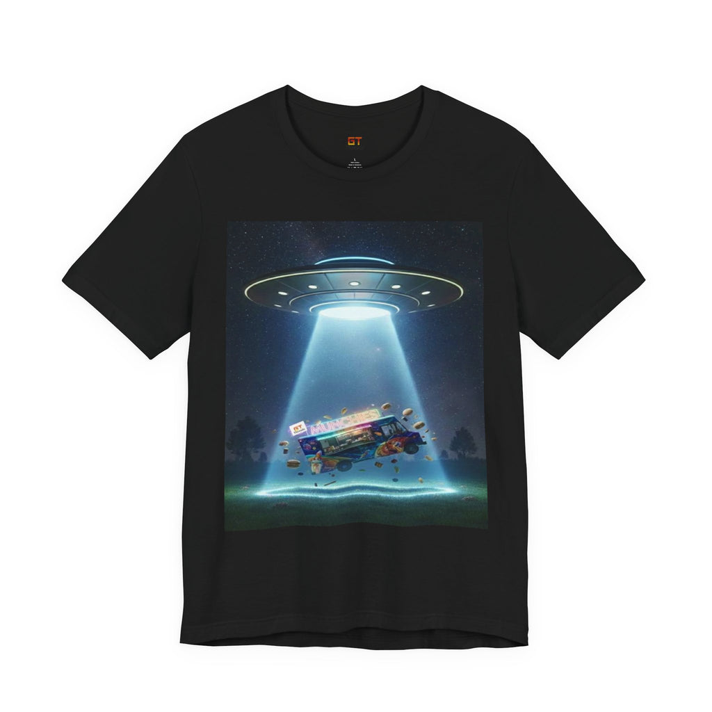 UFO Abduction Graphic Tee — Retro Alien Spaceship T‑Shirt