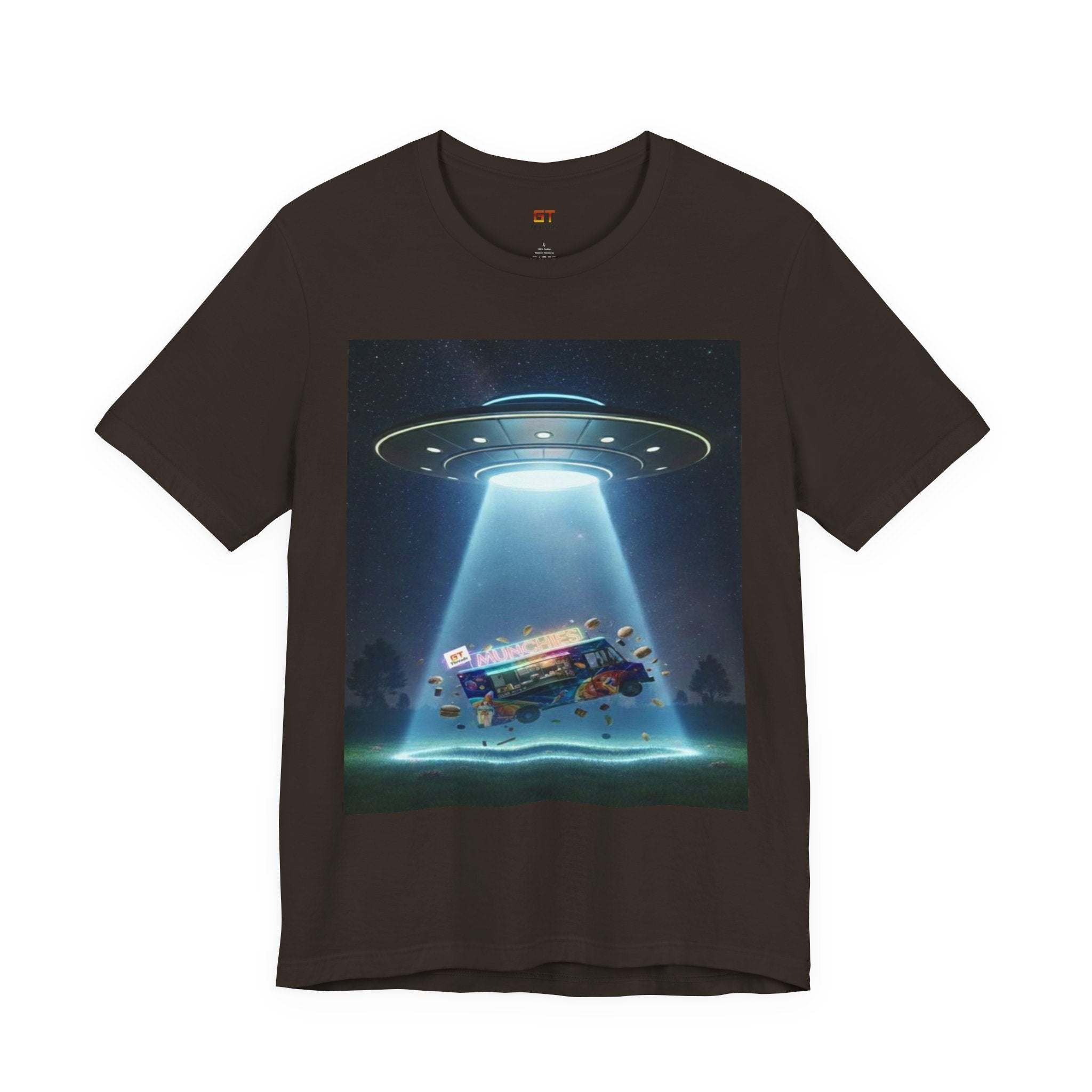 UFO Abduction Graphic Tee — Retro Alien Spaceship T‑Shirt