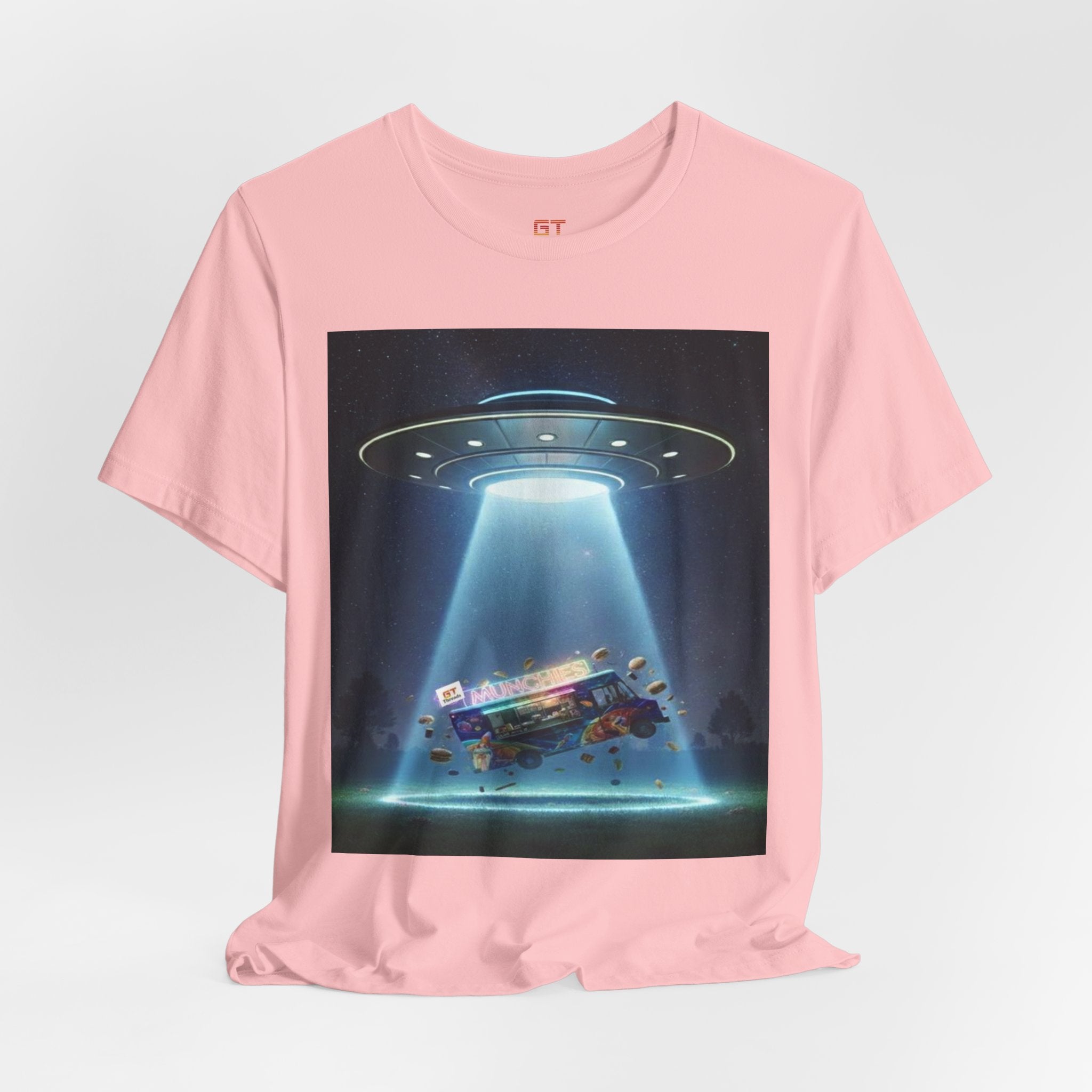UFO Abduction Graphic Tee — Retro Alien Spaceship T‑Shirt