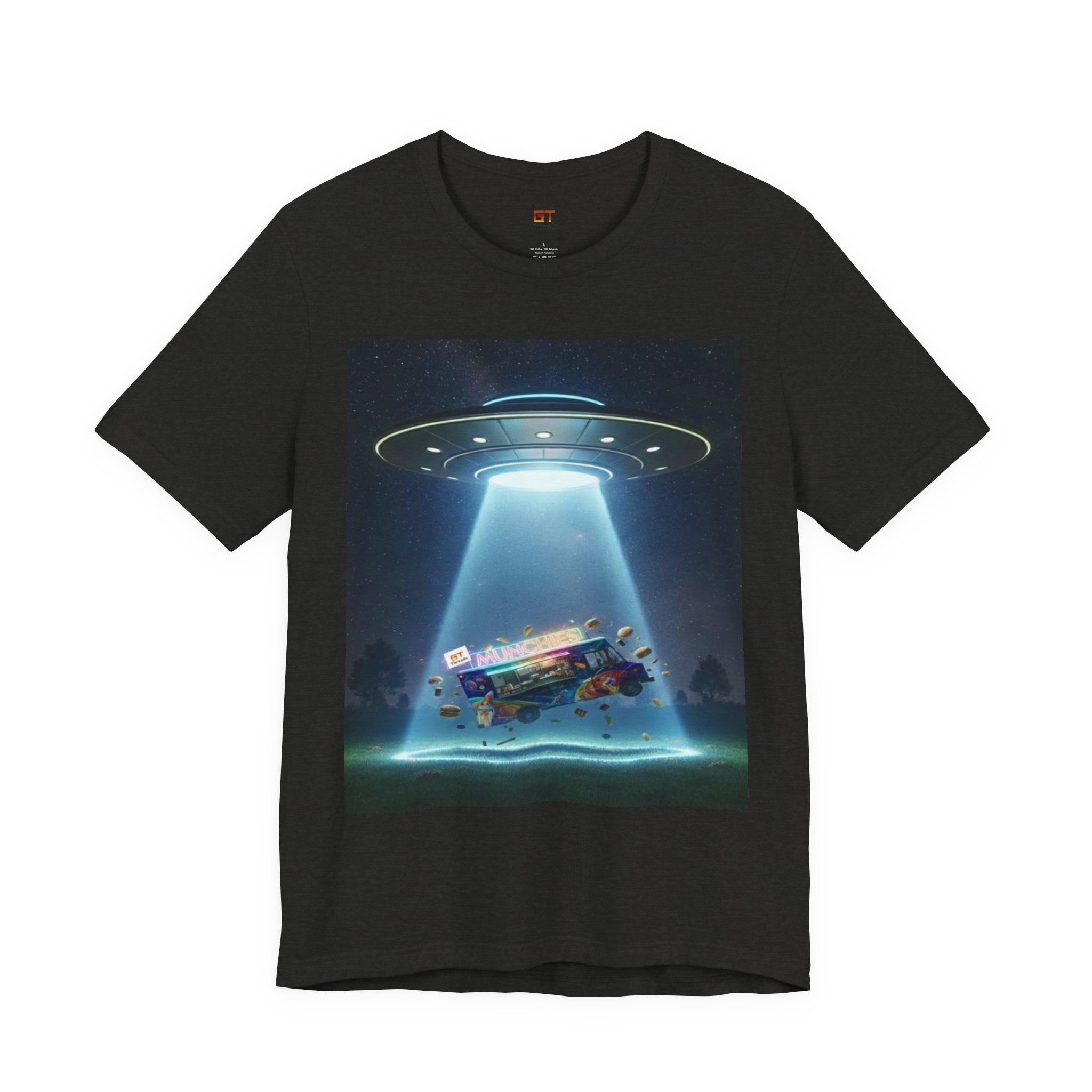 UFO Abduction Graphic Tee — Retro Alien Spaceship T‑Shirt