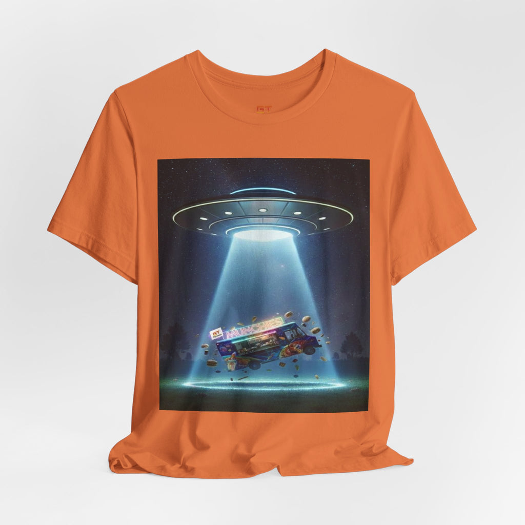 UFO Abduction Graphic Tee — Retro Alien Spaceship T‑Shirt