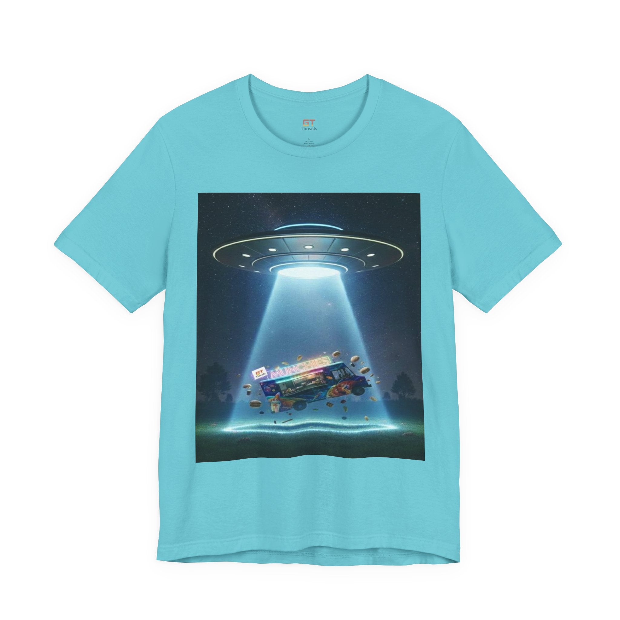 UFO Abduction Graphic Tee — Retro Alien Spaceship T‑Shirt