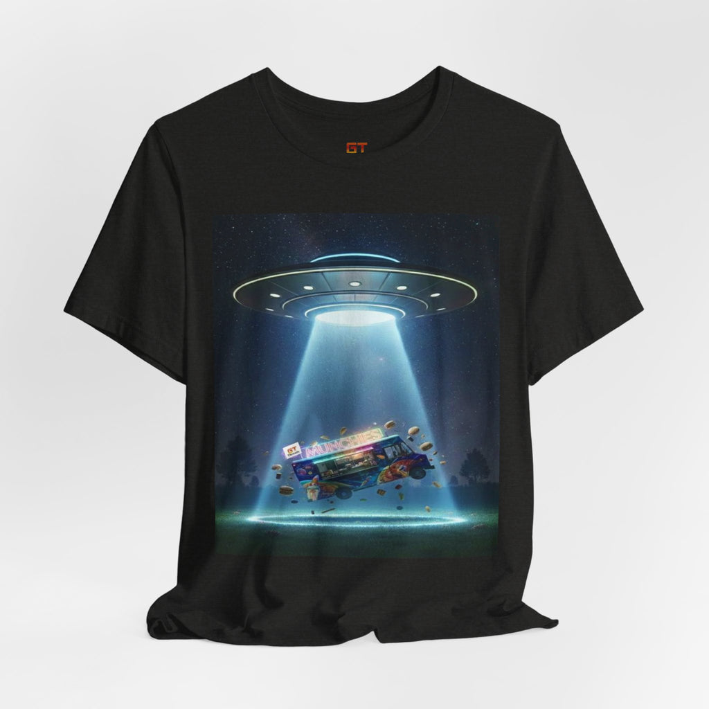 UFO Abduction Graphic Tee — Retro Alien Spaceship T‑Shirt
