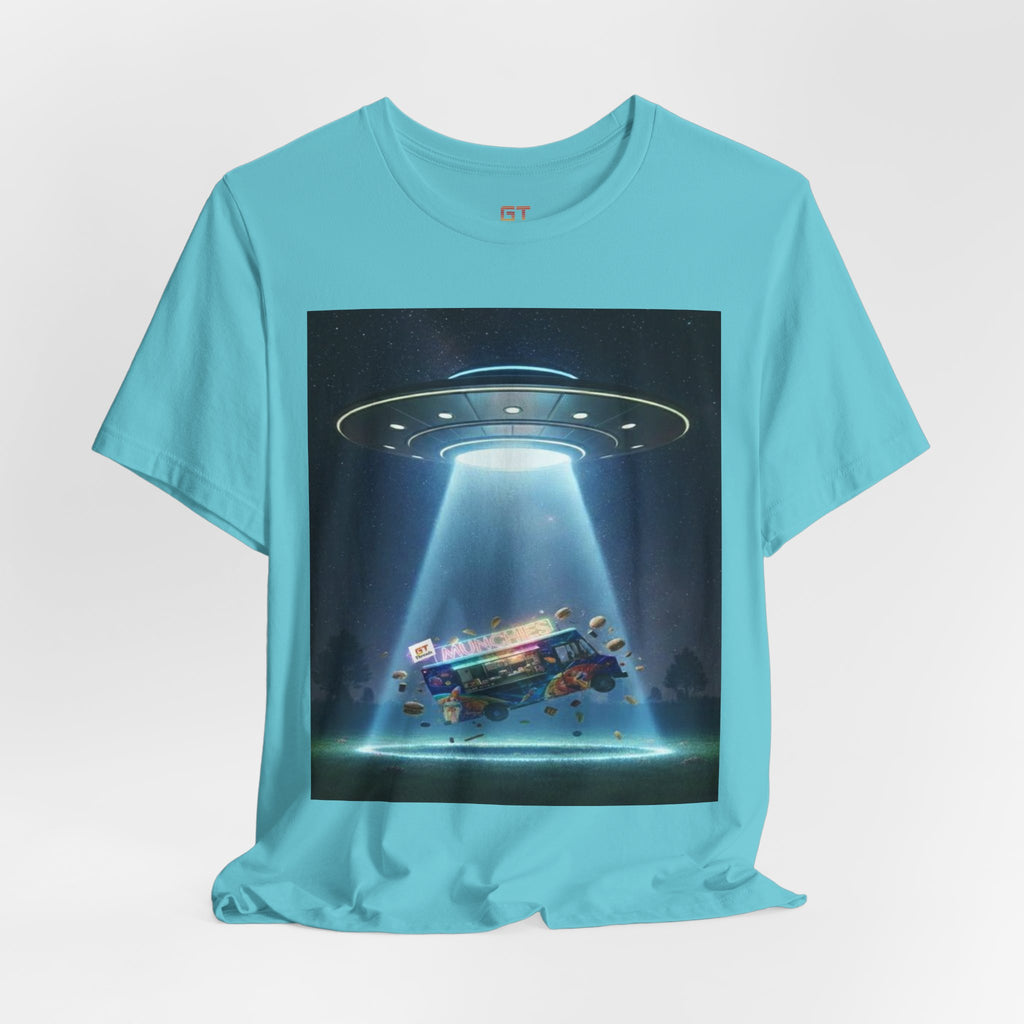 UFO Abduction Graphic Tee — Retro Alien Spaceship T‑Shirt