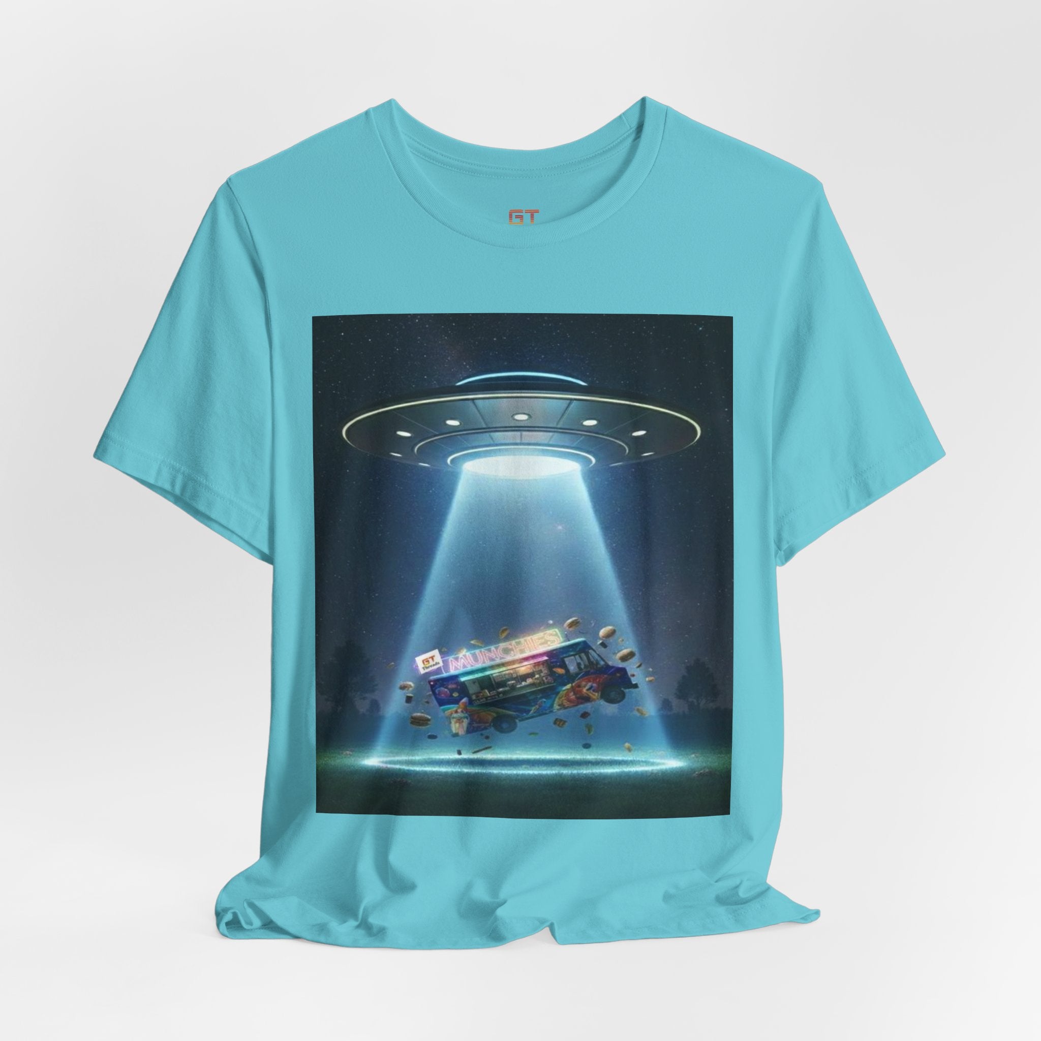 UFO Abduction Graphic Tee — Retro Alien Spaceship T‑Shirt