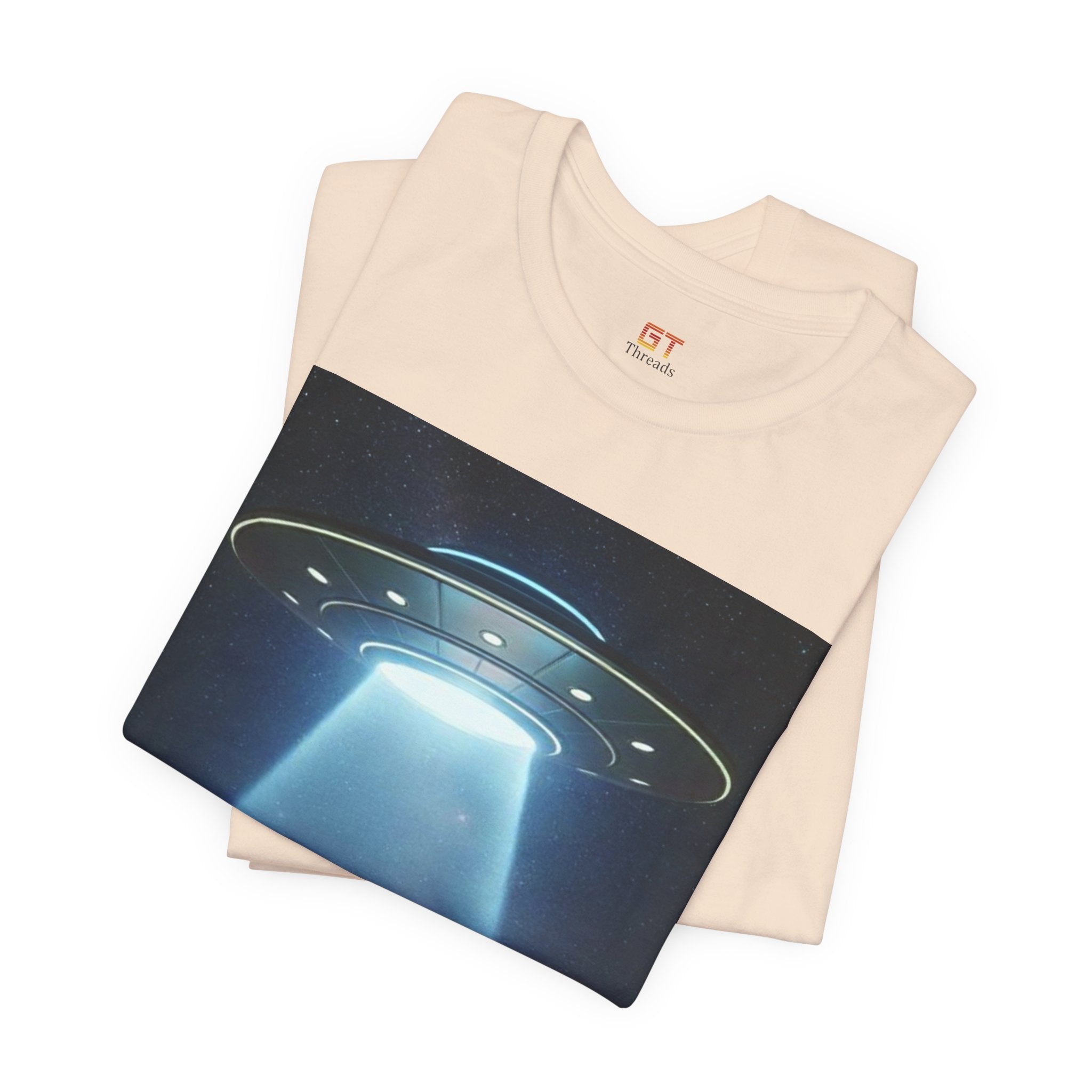 UFO Abduction Graphic Tee — Retro Alien Spaceship T‑Shirt