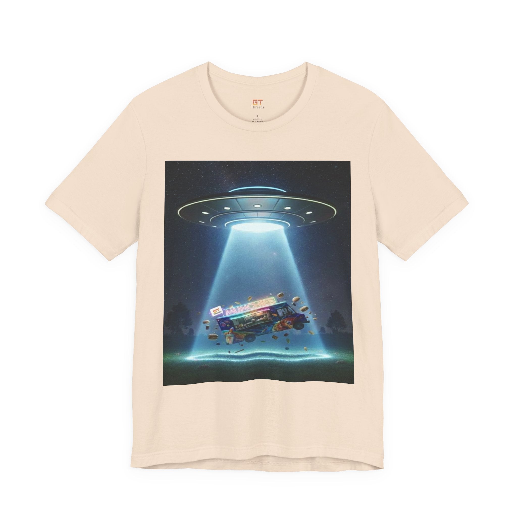 UFO Abduction Graphic Tee — Retro Alien Spaceship T‑Shirt