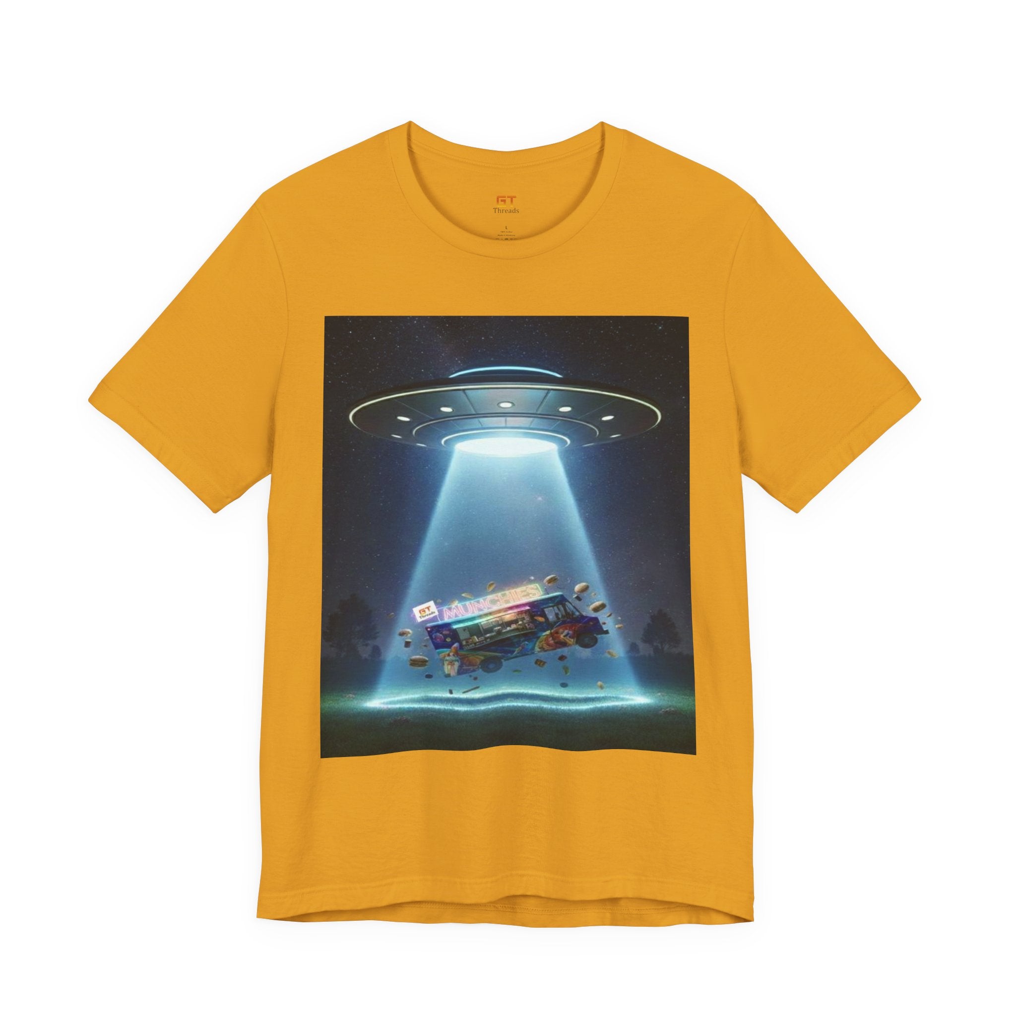 UFO Abduction Graphic Tee — Retro Alien Spaceship T‑Shirt