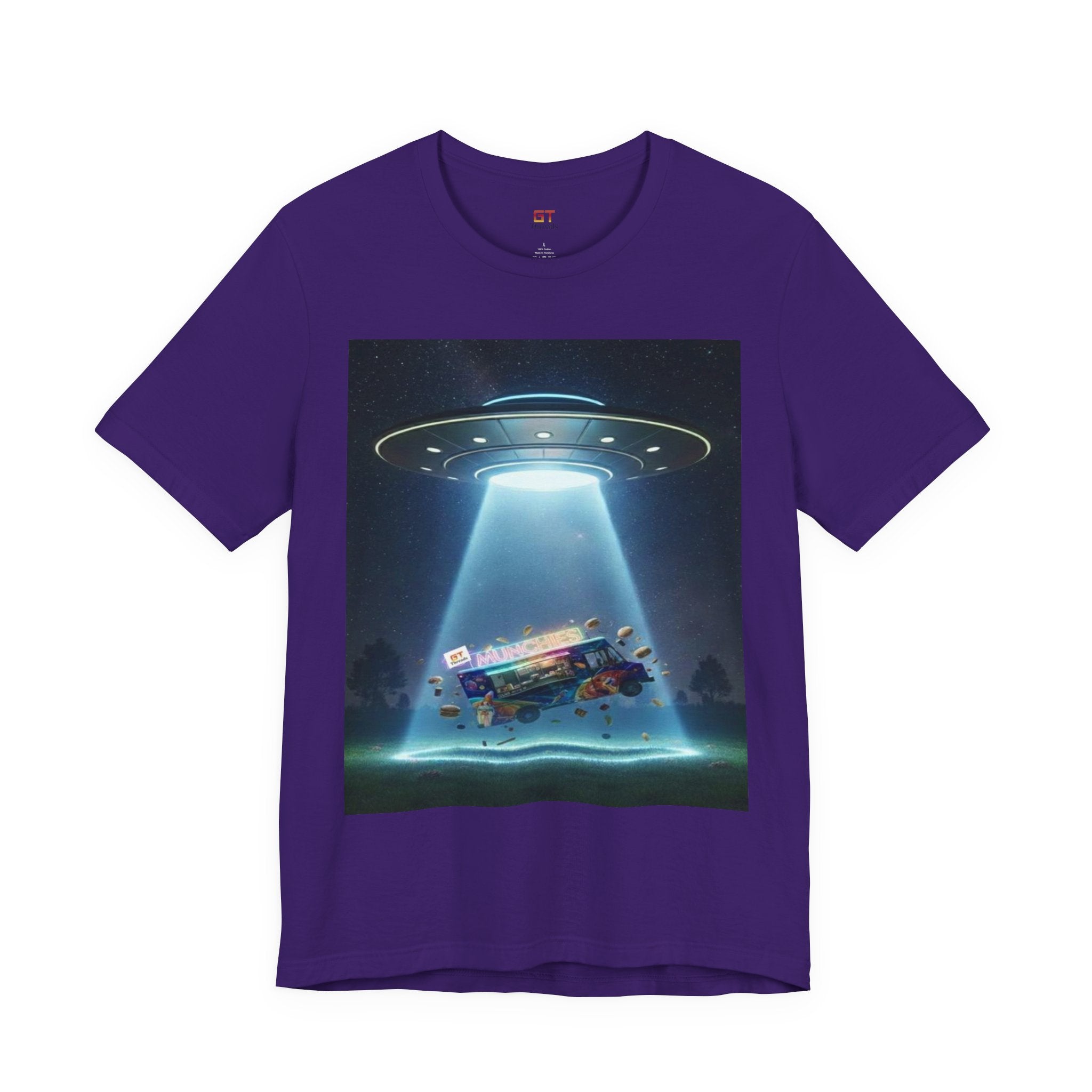 UFO Abduction Graphic Tee — Retro Alien Spaceship T‑Shirt