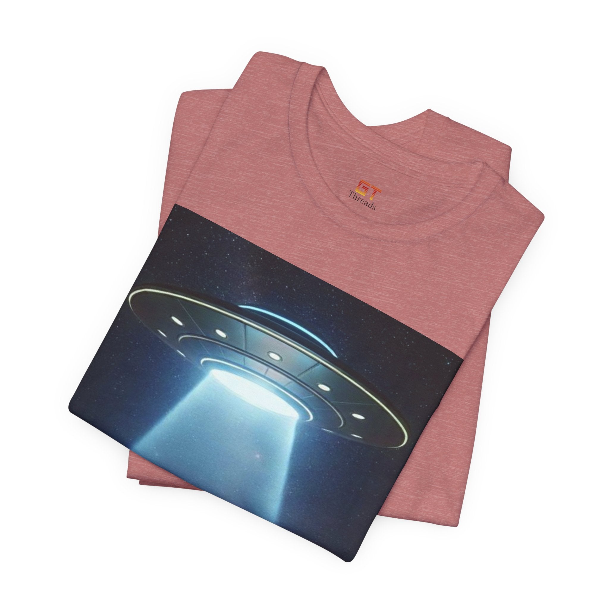 UFO Abduction Graphic Tee — Retro Alien Spaceship T‑Shirt