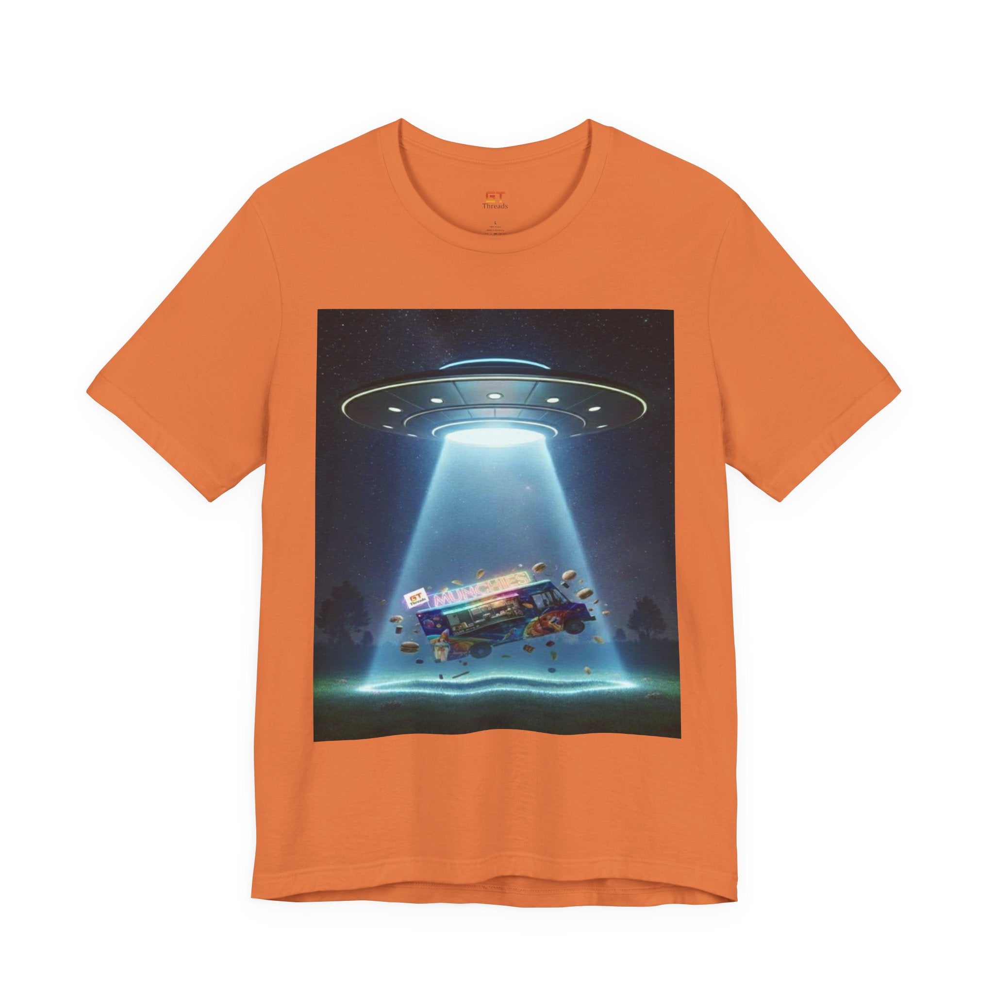 UFO Abduction Graphic Tee — Retro Alien Spaceship T‑Shirt